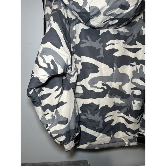 SP Southplay Military Camo Jacket Men’s Small Hooded Puffer Coat Winter Warm - Picture 9 of 12